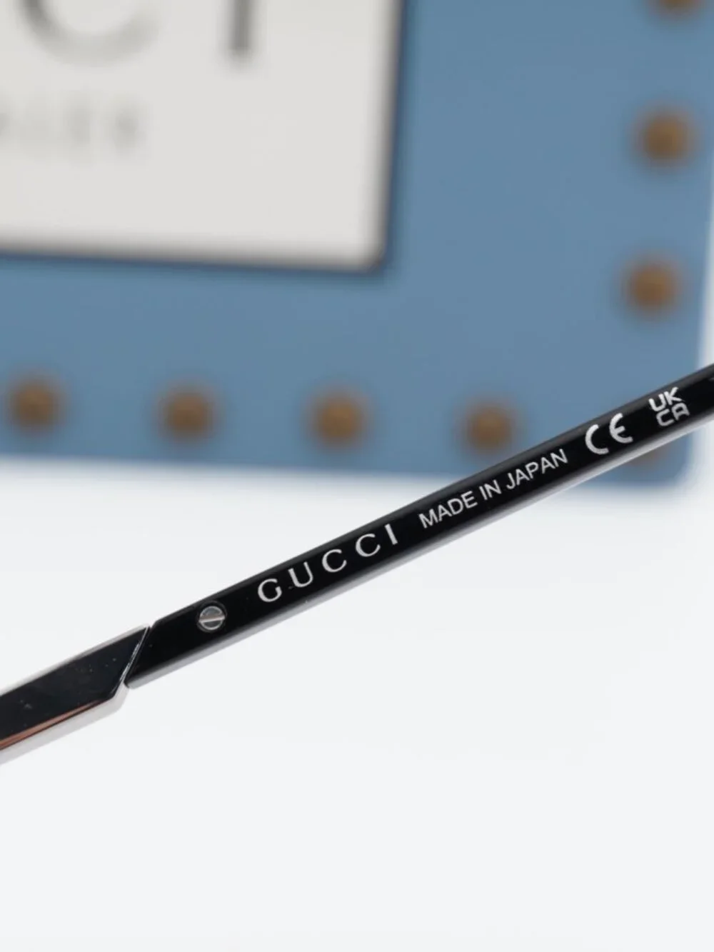 Gucci GG1290O 001 Aviator Eyeglasses - Ruthenium and Black 54mm